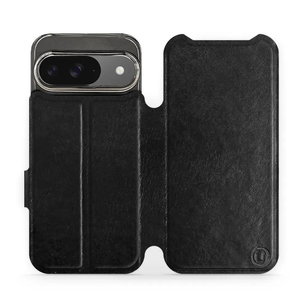 Flipové pouzdro Mobiwear - Google Pixel 9 - Černé a šedé