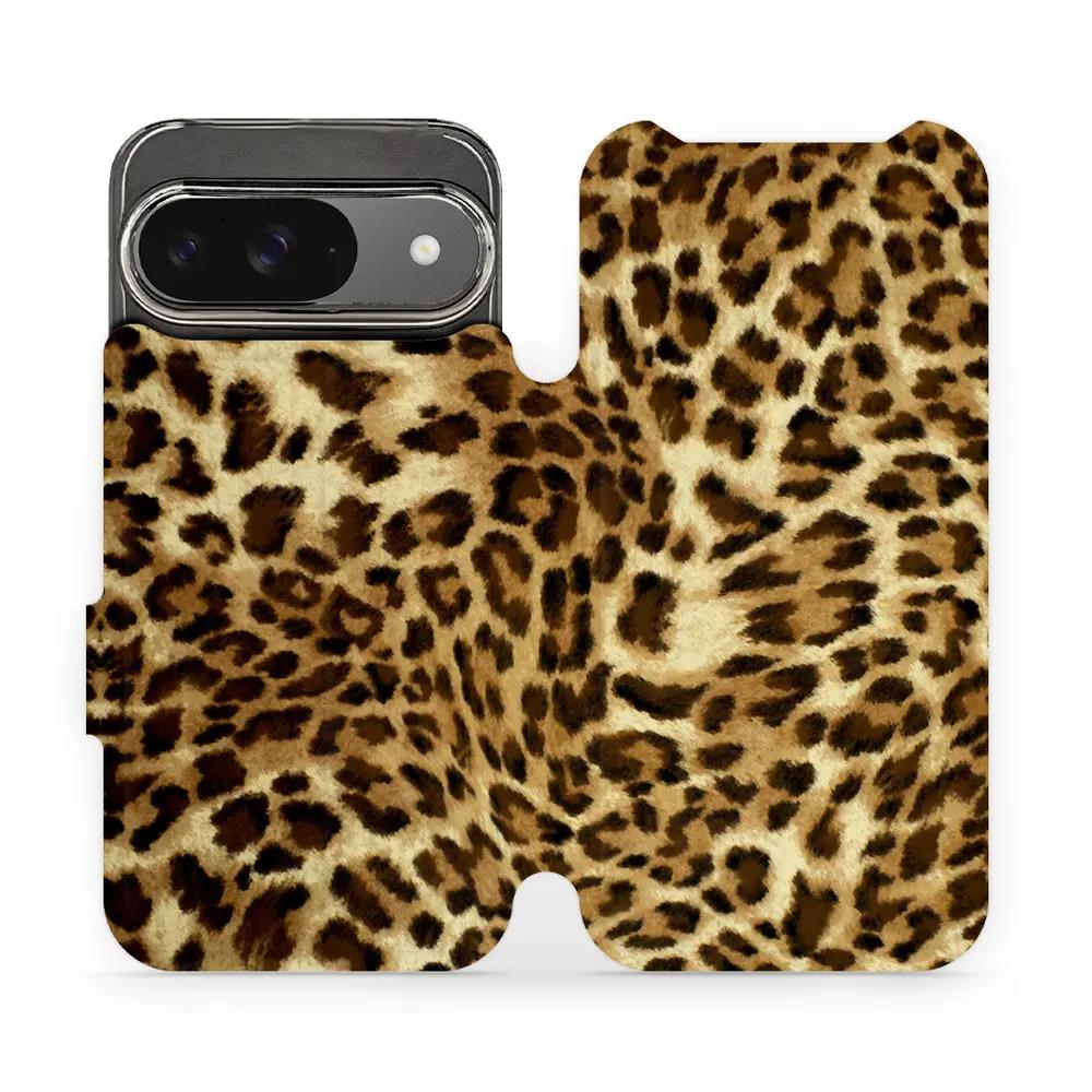 Flipové pouzdro Mobiwear - Google Pixel 9 - VA33P Leopardí vzor