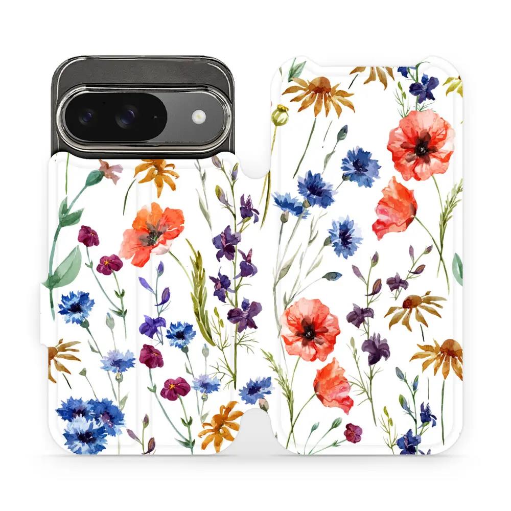 Flipové pouzdro Mobiwear - Google Pixel 9 - MP04S Luční kvítí