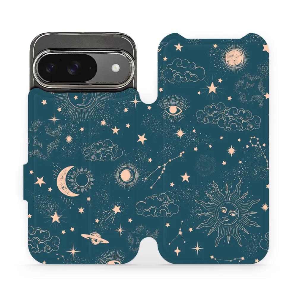 Flipové pouzdro Mobiwear - Google Pixel 9 - VP14S Magický vesmír