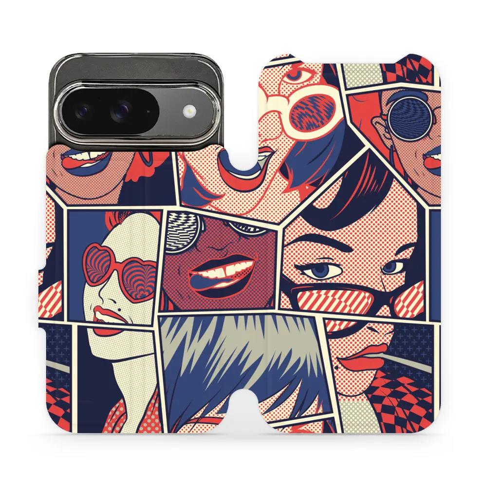 Flipové pouzdro Mobiwear - Google Pixel 9 - VP18P Komiks