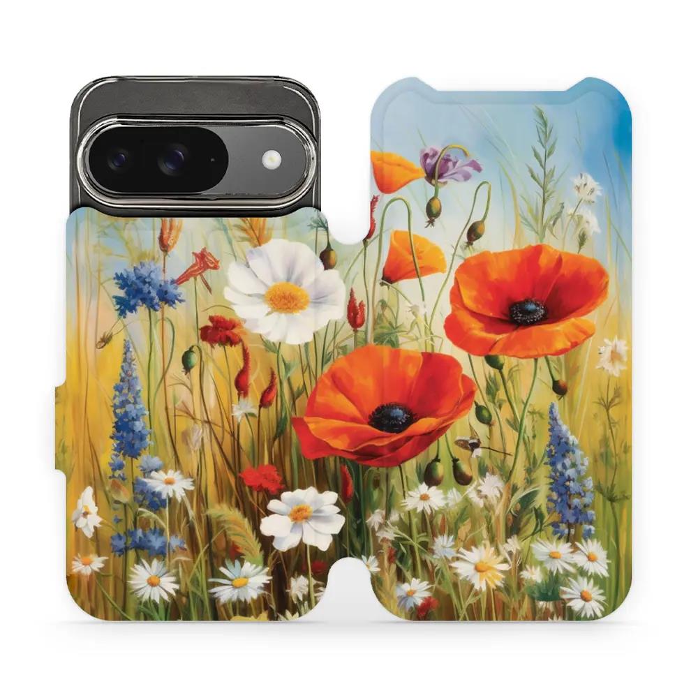 Flipové pouzdro Mobiwear - Google Pixel 9 - VP43S Letní louka