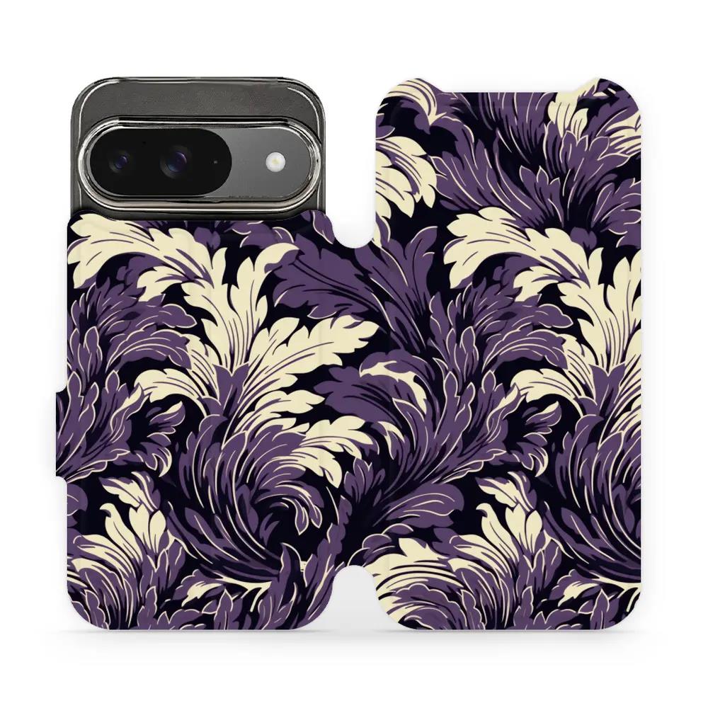 Flipové pouzdro Mobiwear - Google Pixel 9 - VA46S Fialové rostliny