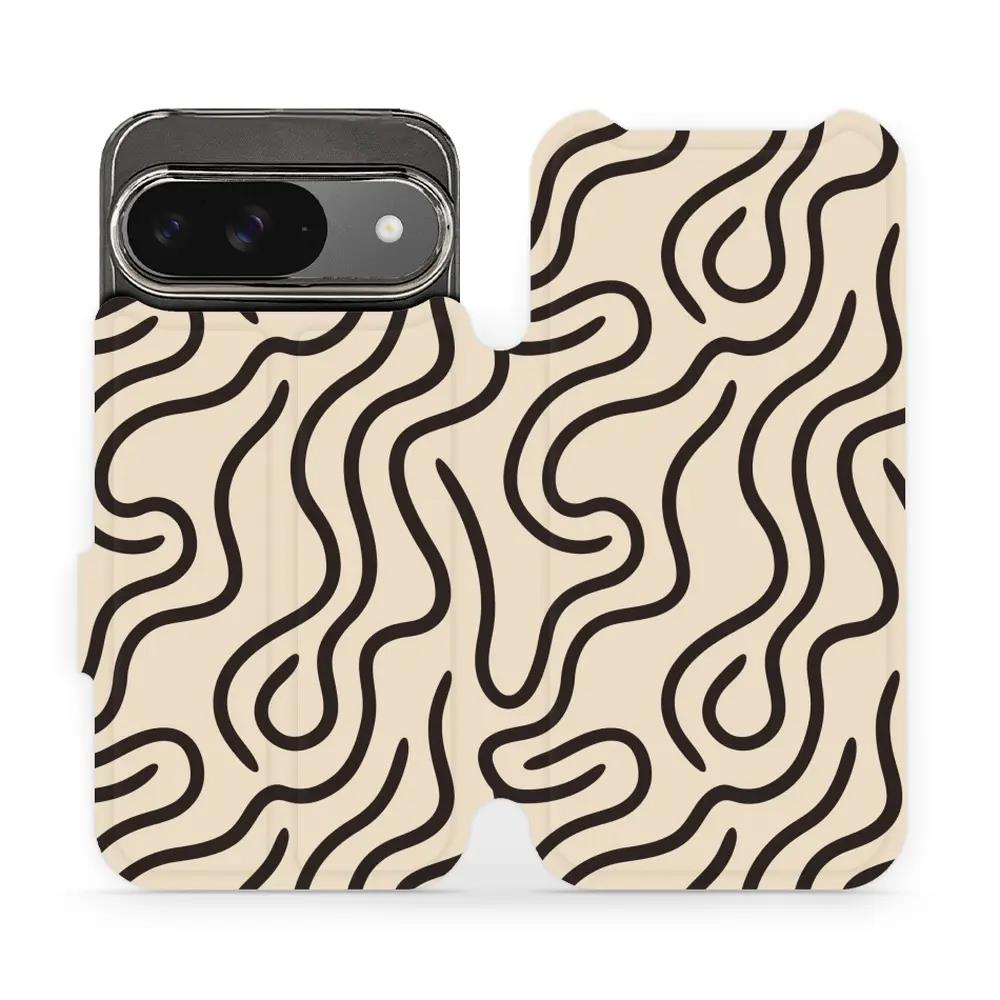 Flipové pouzdro Mobiwear - Google Pixel 9 - VA60S Linky