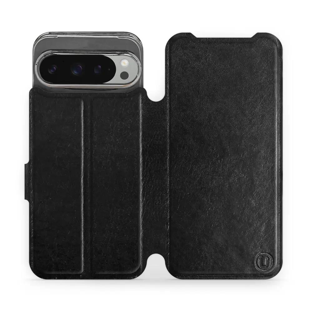 Flipové pouzdro Mobiwear - Google Pixel 9 Pro XL - Černé a šedé