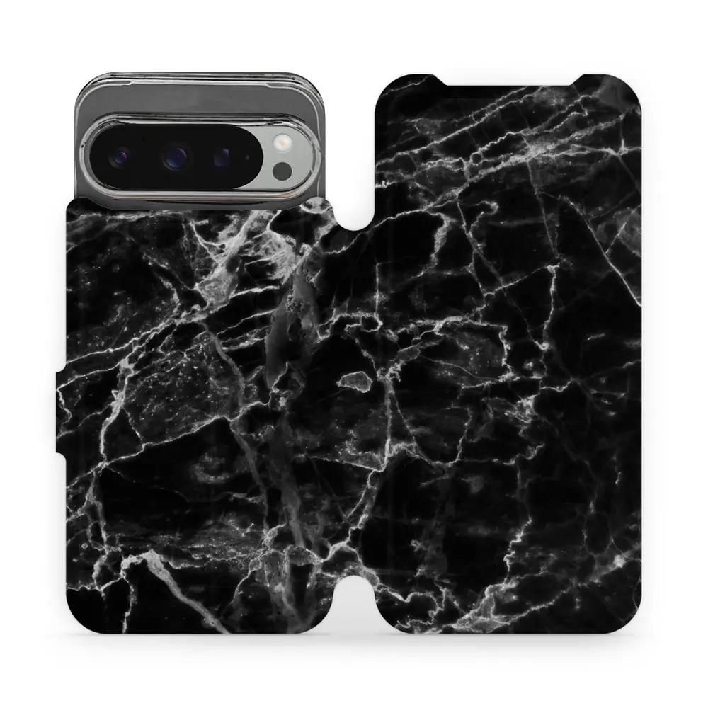 Flipové pouzdro Mobiwear - Google Pixel 9 Pro XL - V056P Černý mramor