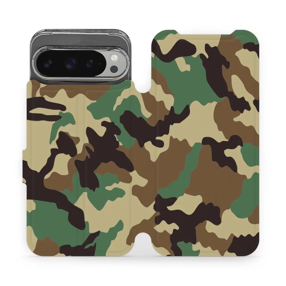 Flipové pouzdro Mobiwear - Google Pixel 9 Pro XL - V111P Maskáče
