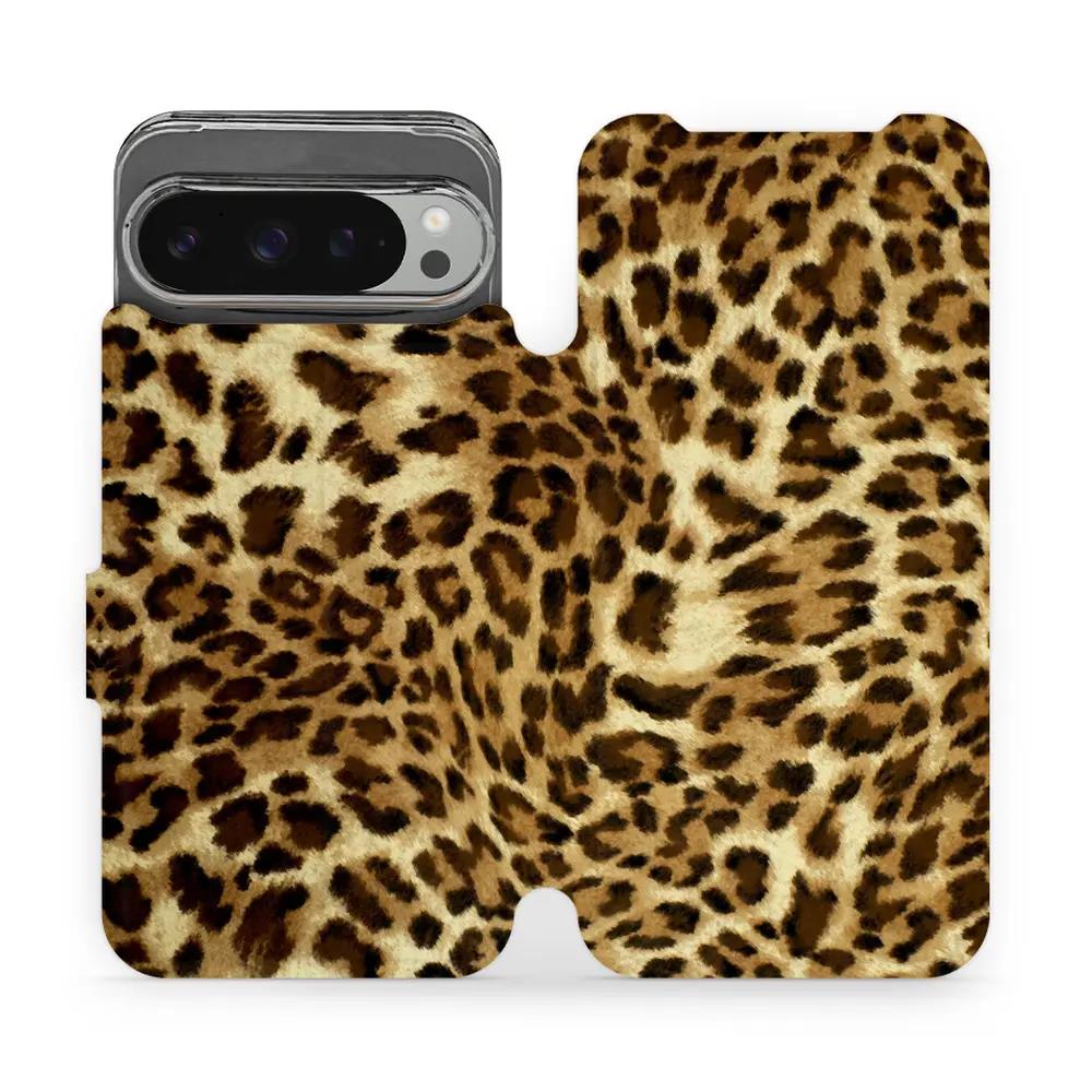 Flipové pouzdro Mobiwear - Google Pixel 9 Pro XL - VA33P Leopardí vzor