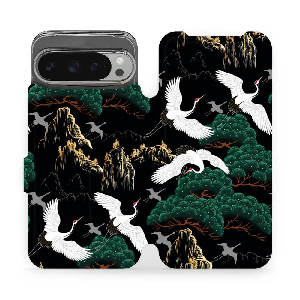 Flipové pouzdro Mobiwear - Google Pixel 9 Pro XL - VP16S Jeřábi