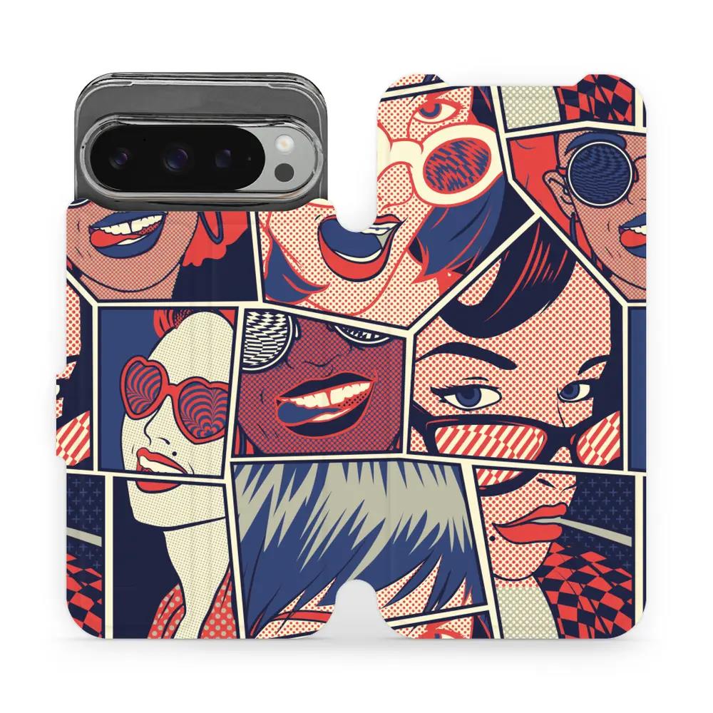 Flipové pouzdro Mobiwear - Google Pixel 9 Pro XL - VP18P Komiks