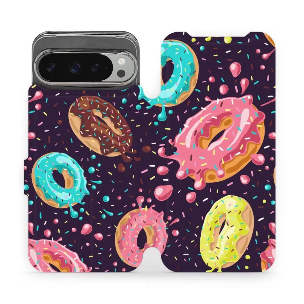 Flipové pouzdro Mobiwear - Google Pixel 9 Pro XL - VP19S Donutky