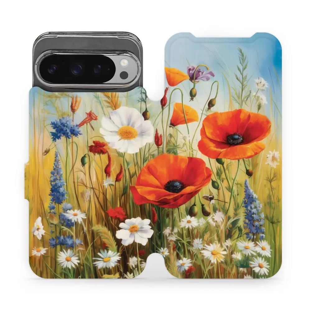 Flipové pouzdro Mobiwear - Google Pixel 9 Pro XL - VP43S Letní louka
