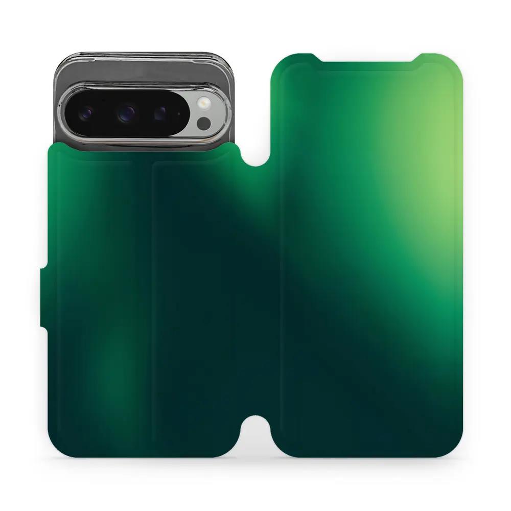 Flipové pouzdro Mobiwear - Google Pixel 9 Pro XL - VP61S Zelený odstín