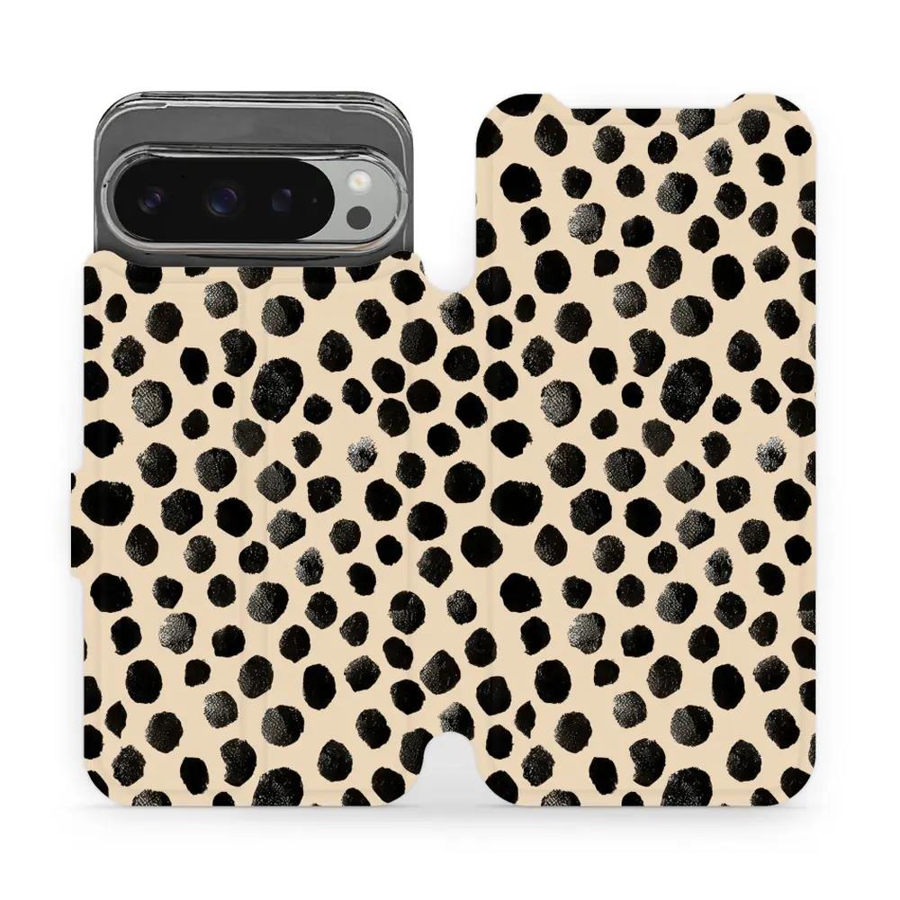 Flipové pouzdro Mobiwear - Google Pixel 9 Pro XL - VA50S Černé puntíky