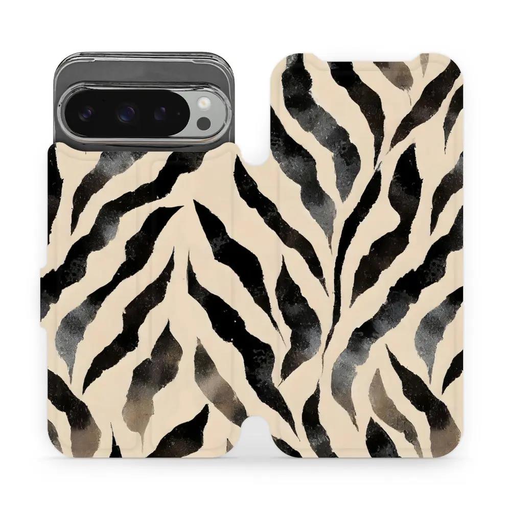 Flipové pouzdro Mobiwear - Google Pixel 9 Pro XL - VA53S Zebří