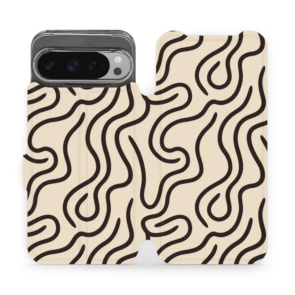 Flipové pouzdro Mobiwear - Google Pixel 9 Pro XL - VA60S Linky
