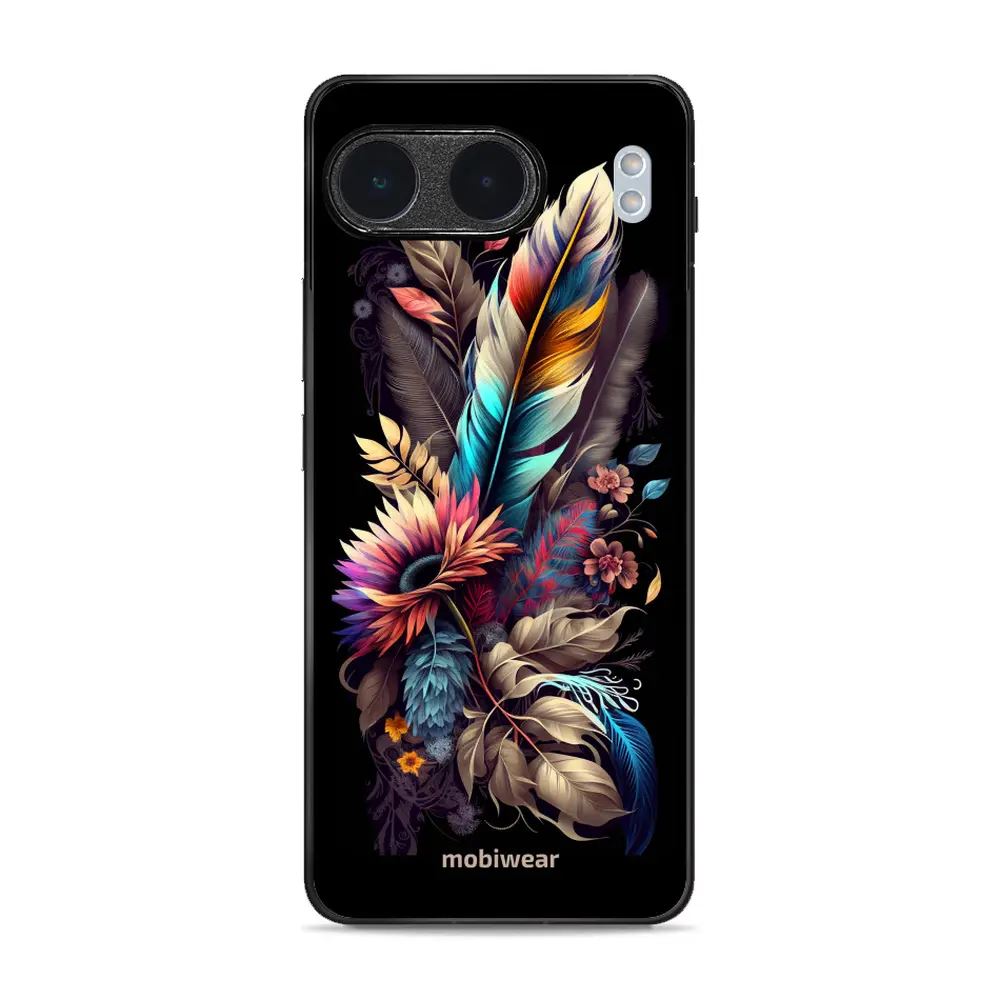 Lesklý kryt Mobiwear Glossy - OnePlus Nord 4 5G - G011G Kytice s pírkem