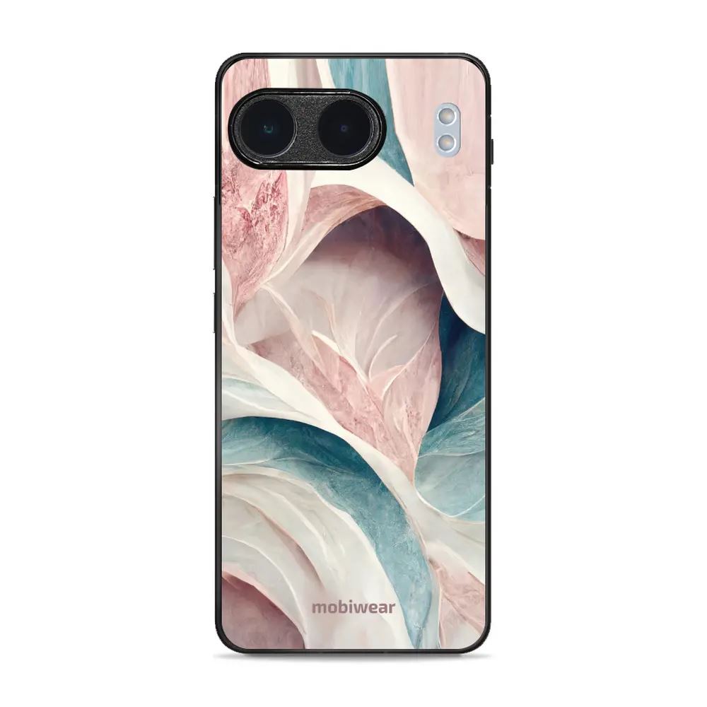 Lesklý kryt Mobiwear Glossy - OnePlus Nord 4 5G - G026G - Růžový a zelenkavý mramor