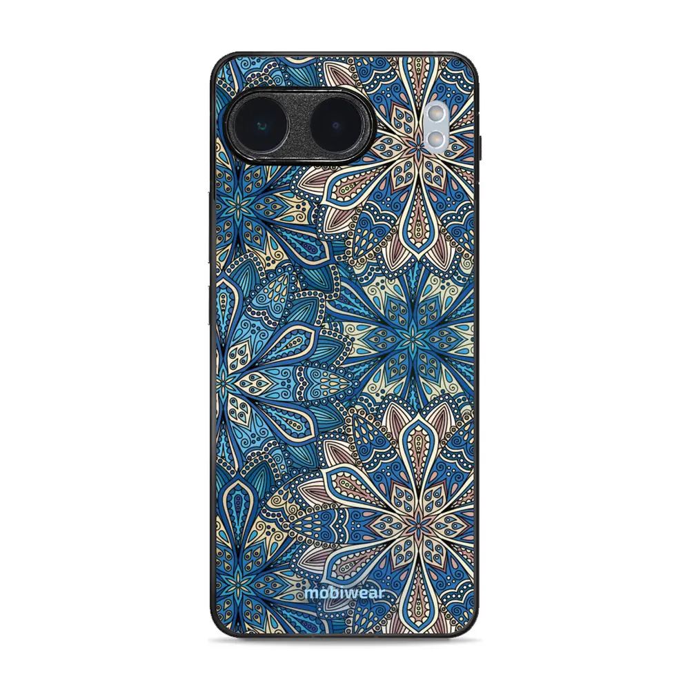 Lesklý kryt Mobiwear Glossy - OnePlus Nord 4 5G - G038G - Modré mandala květy