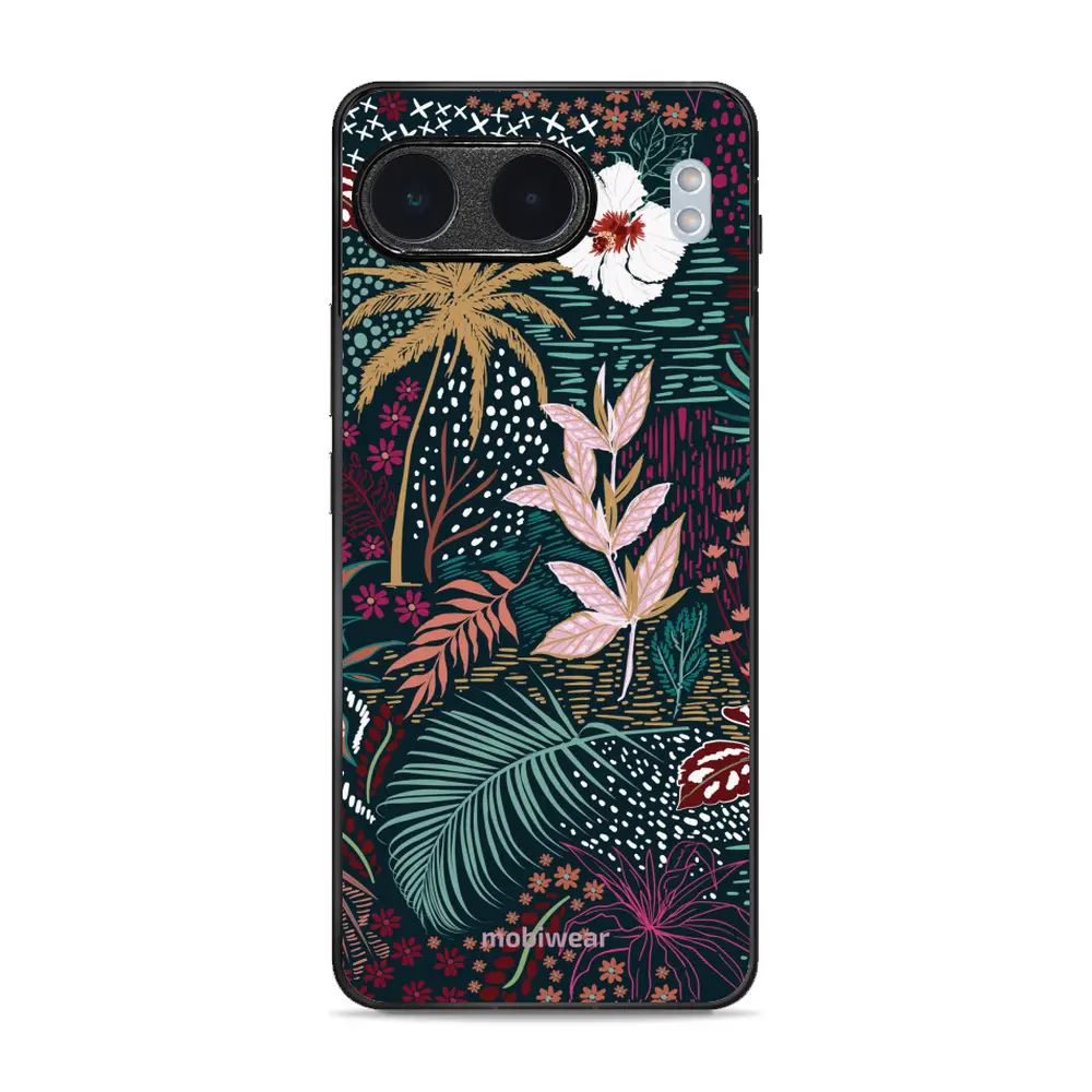 Lesklý kryt Mobiwear Glossy - OnePlus Nord 4 5G - G043G - Temná flóra