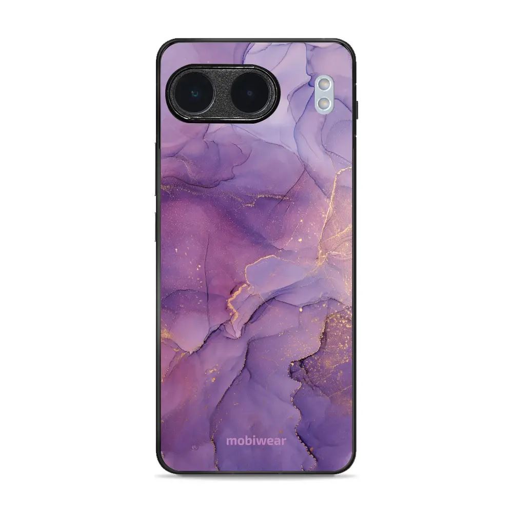 Lesklý kryt Mobiwear Glossy - OnePlus Nord 4 5G - G050G - Fialový mramor
