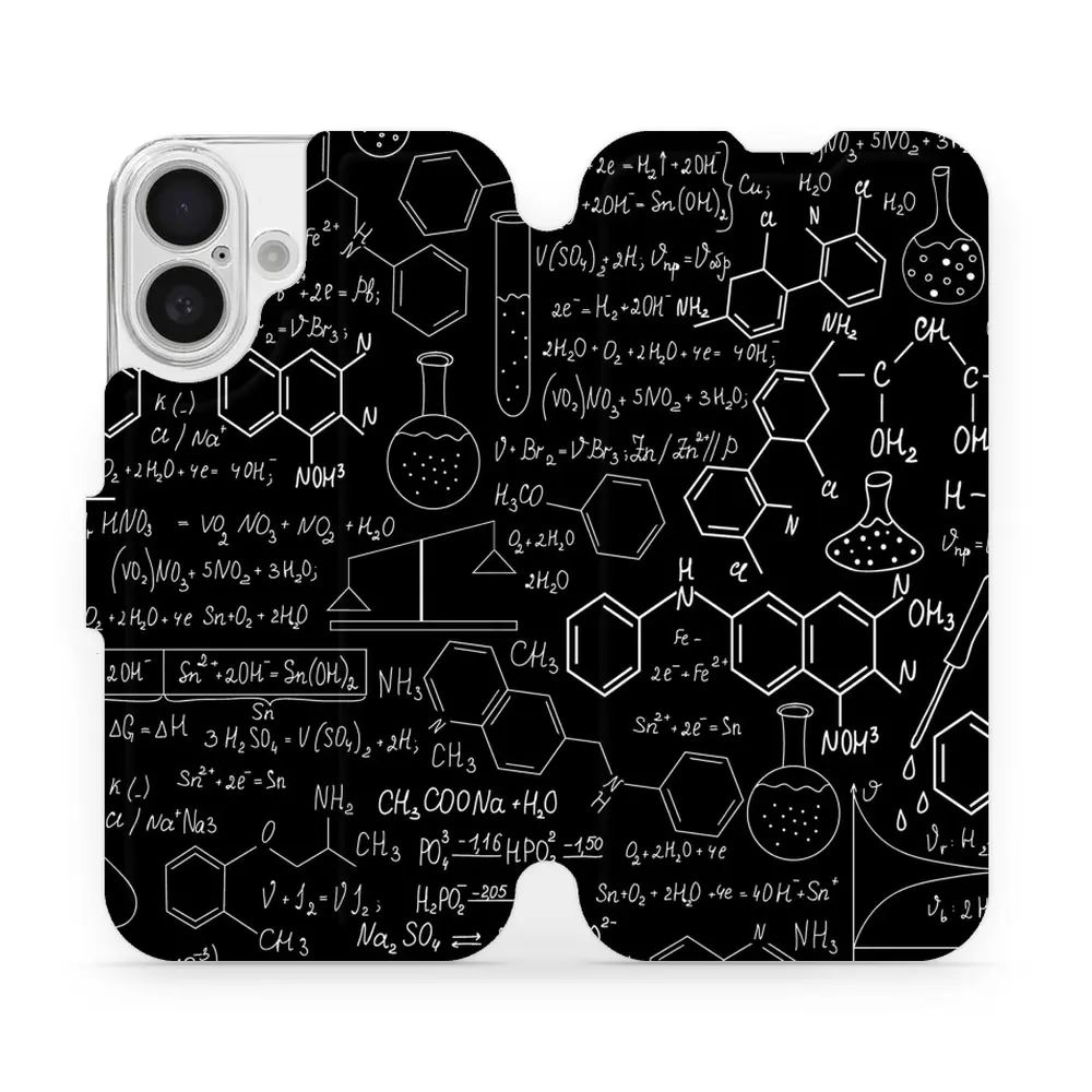 Flipové pouzdro Mobiwear - Apple iPhone 16 - V060P Vzorečky