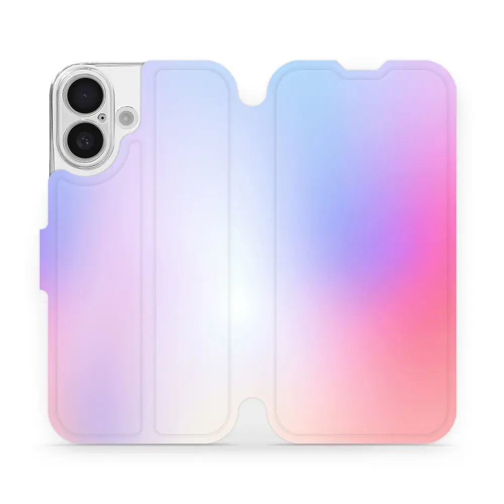 Flipové pouzdro Mobiwear - Apple iPhone 16 - VP65S Nachový odstín
