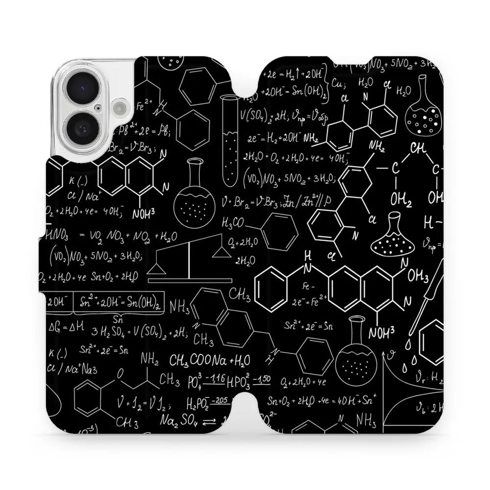 Flipové pouzdro Mobiwear - Apple iPhone 16 Plus - V060P Vzorečky