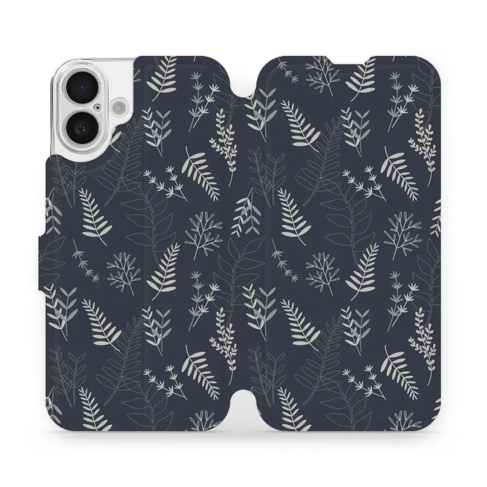 Flipové pouzdro Mobiwear - Apple iPhone 16 Plus - VP15S Kapradiny