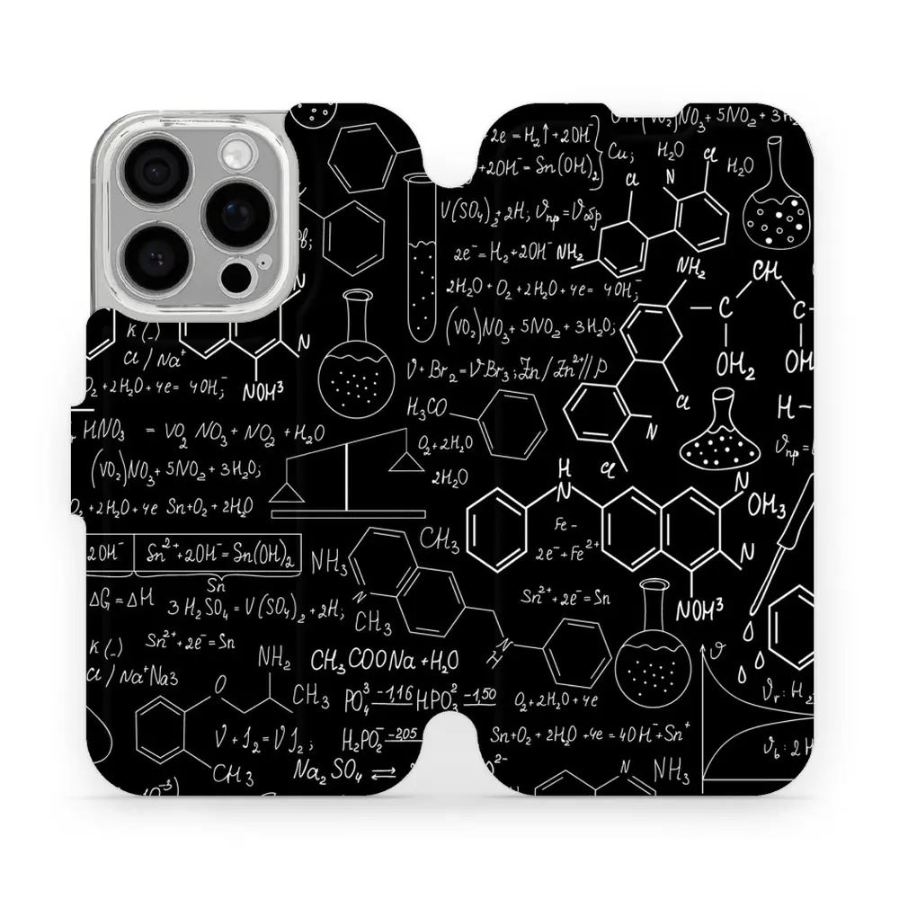 Flipové pouzdro Mobiwear - Apple iPhone 16 Pro - V060P Vzorečky