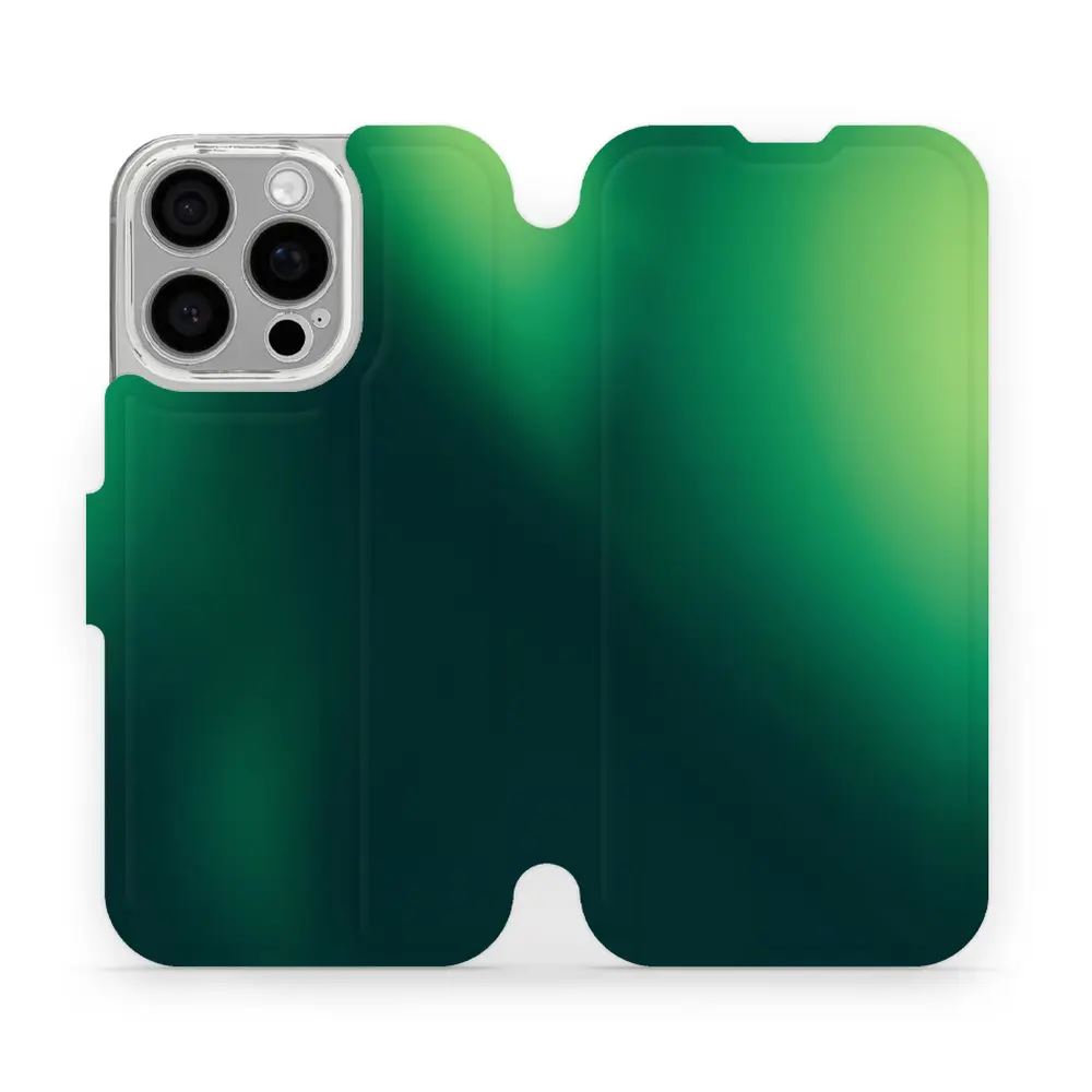 Flipové pouzdro Mobiwear - Apple iPhone 16 Pro - VP61S Zelený odstín