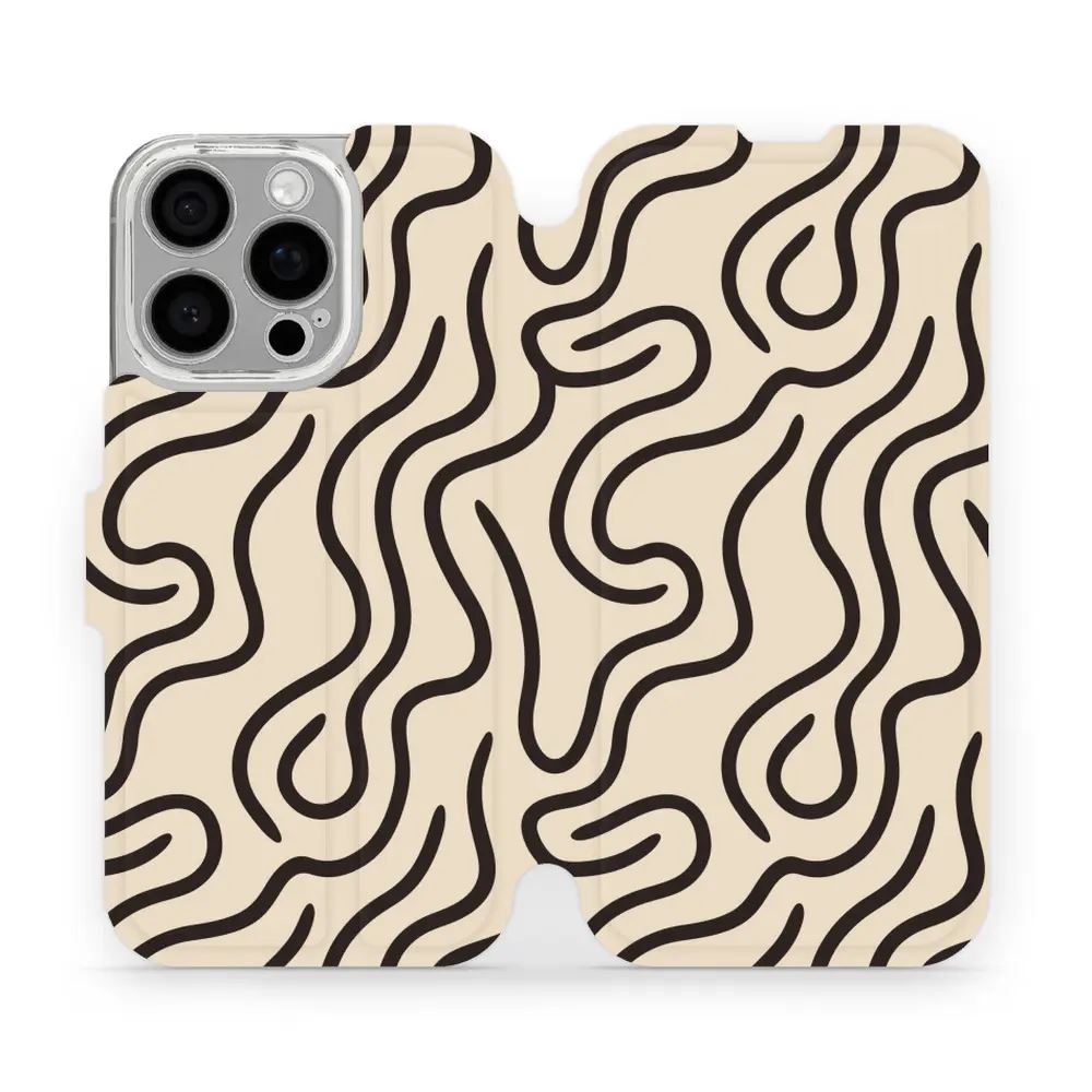 Flipové pouzdro Mobiwear - Apple iPhone 16 Pro - VA60S Linky