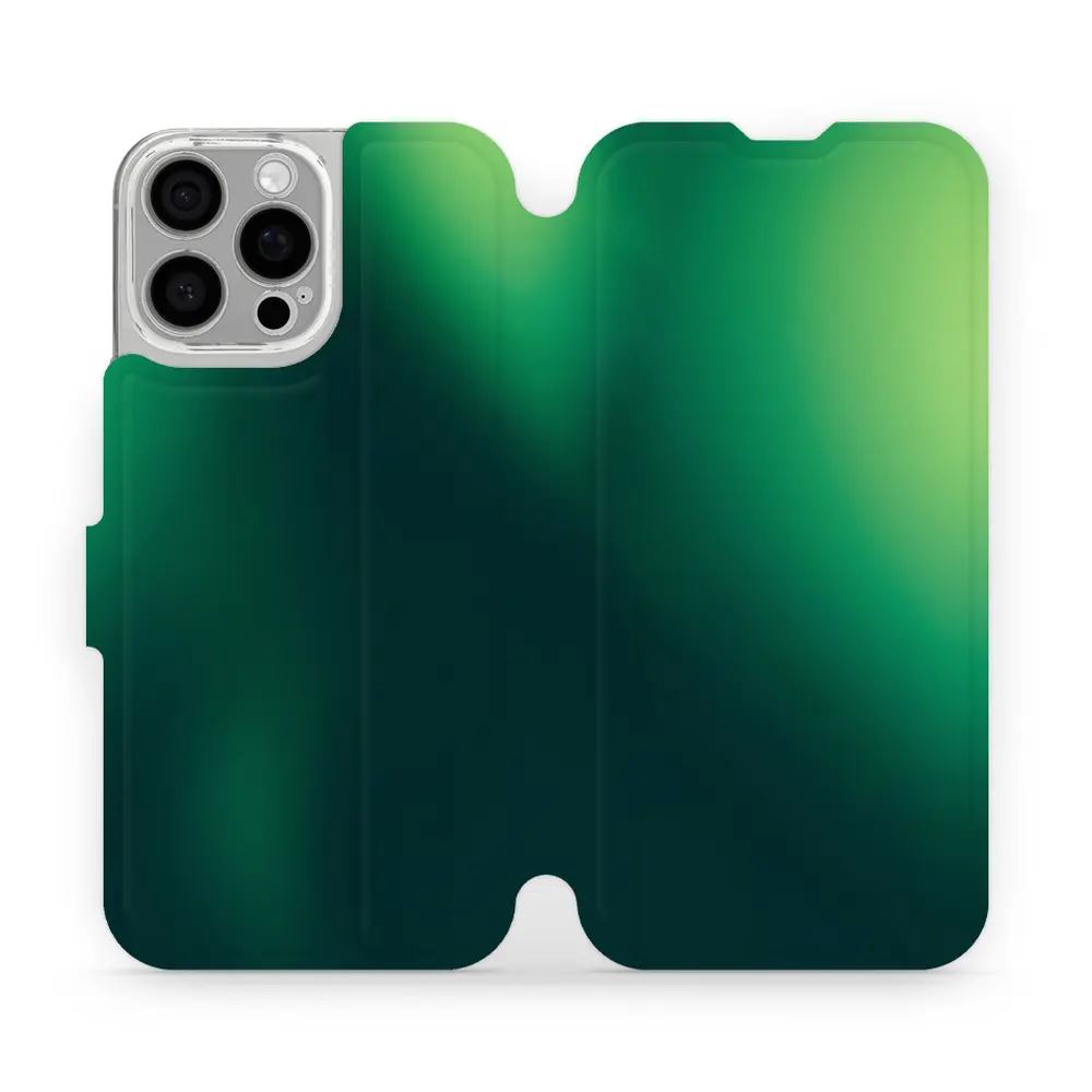 Flipové pouzdro Mobiwear - Apple iPhone 16 Pro Max - VP61S Zelený odstín - VÝPRODEJ