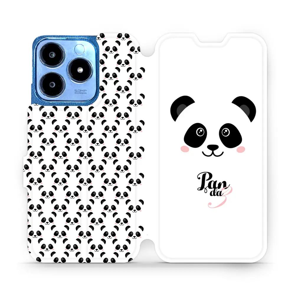 Flipové pouzdro Mobiwear - Realme C63 - M030P Panda Amálka