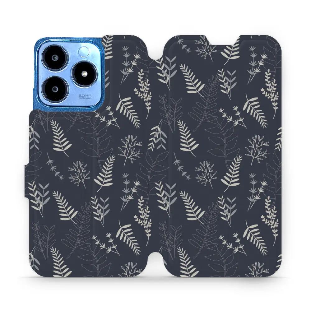 Flipové pouzdro Mobiwear - Realme C63 - VP15S Kapradiny