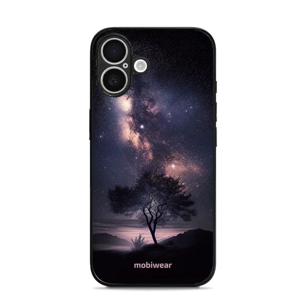 Lesklý kryt Mobiwear Glossy - Apple iPhone 16 - G005G Strom s galaxií