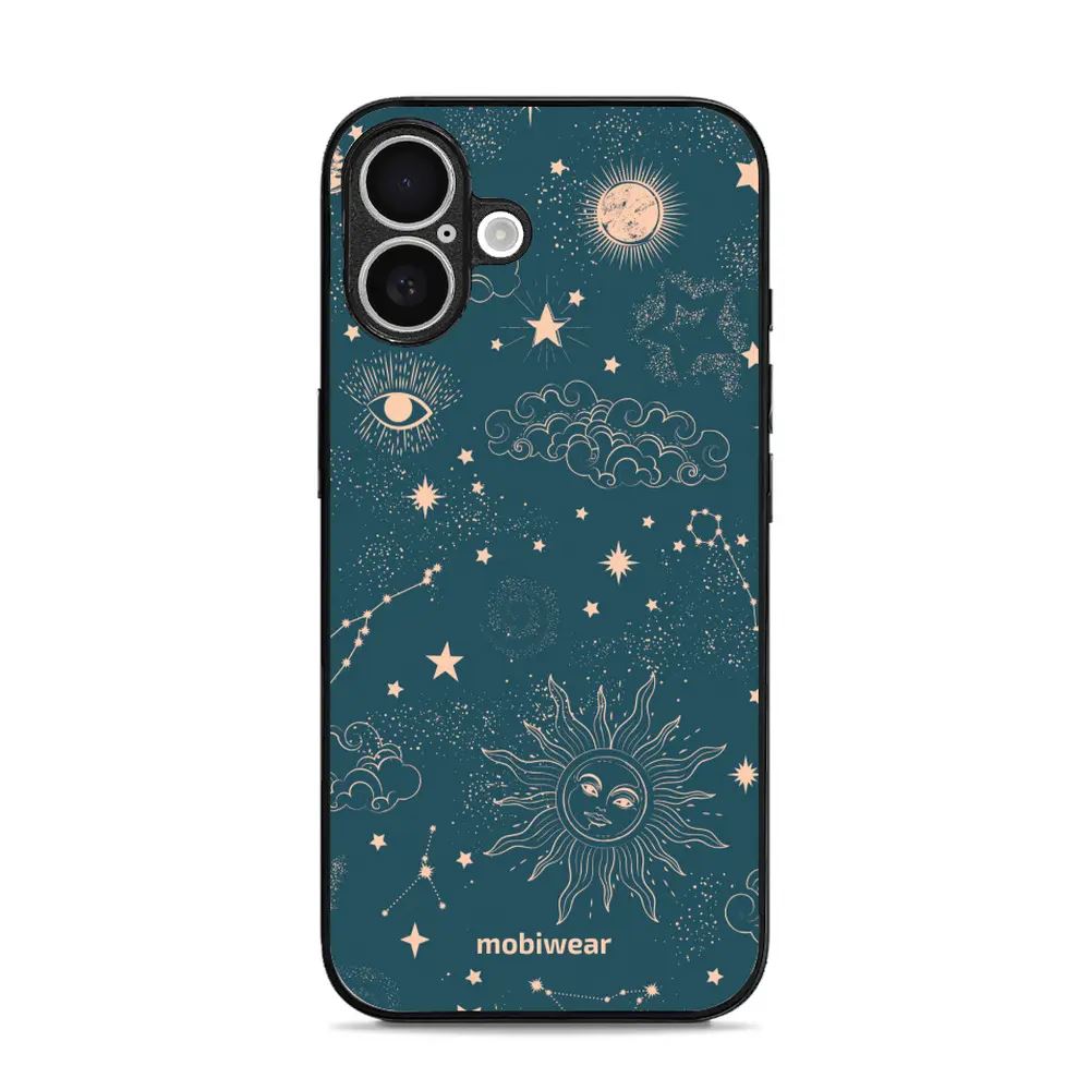 Lesklý kryt Mobiwear Glossy - Apple iPhone 16 - G047G - Magický vesmír