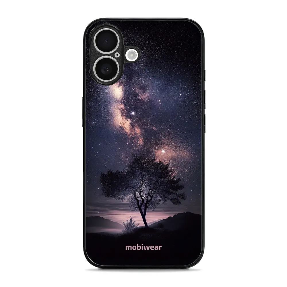 Lesklý kryt Mobiwear Glossy - Apple iPhone 16 Plus - G005G Strom s galaxií