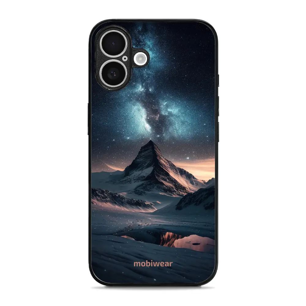 Lesklý kryt Mobiwear Glossy - Apple iPhone 16 Plus - G006G Hora s hvězdnou oblohou