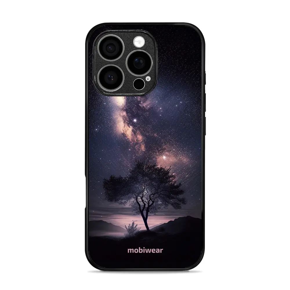 Lesklý kryt Mobiwear Glossy - Apple iPhone 16 Pro - G005G Strom s galaxií