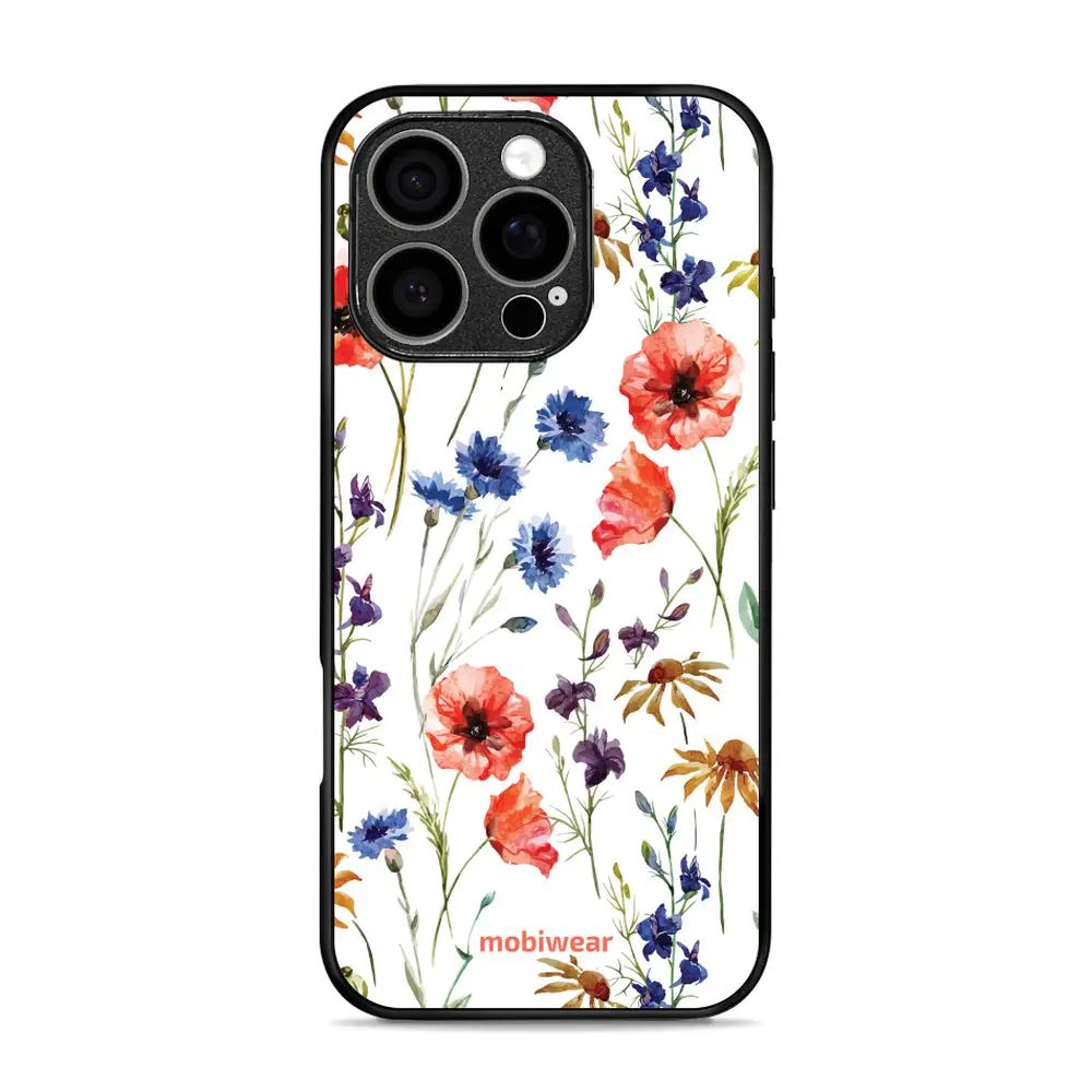 Lesklý kryt Mobiwear Glossy - Apple iPhone 16 Pro - G032G - Luční kvítí