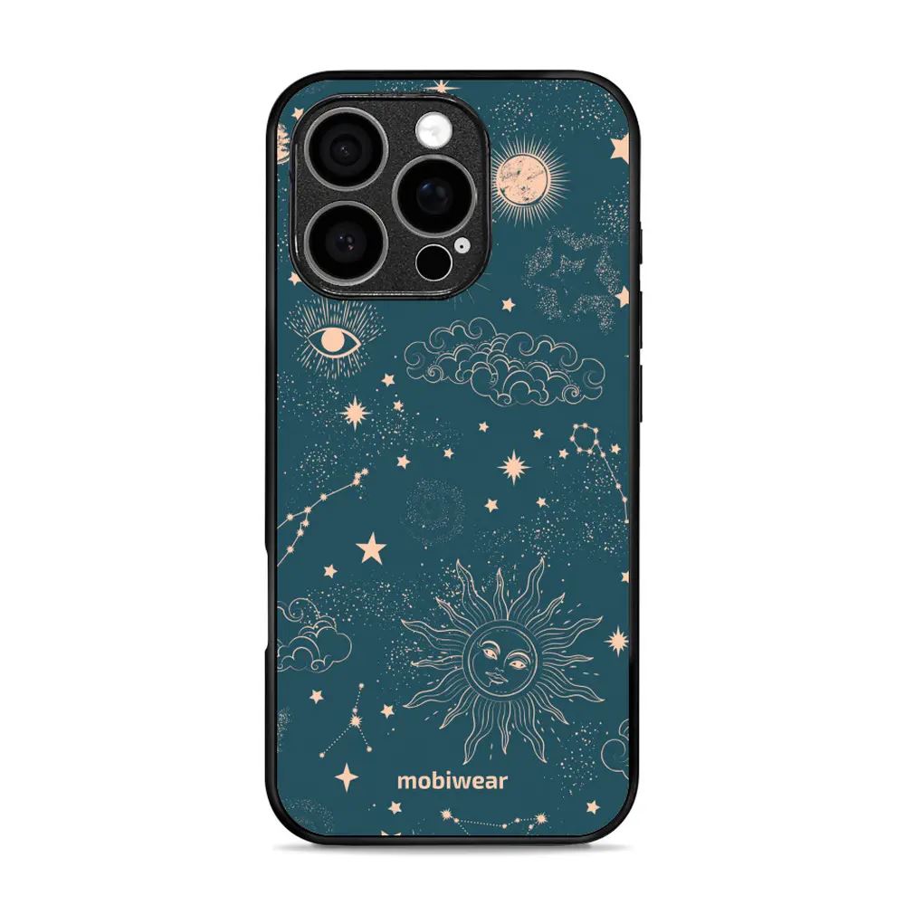 Lesklý kryt Mobiwear Glossy - Apple iPhone 16 Pro - G047G - Magický vesmír