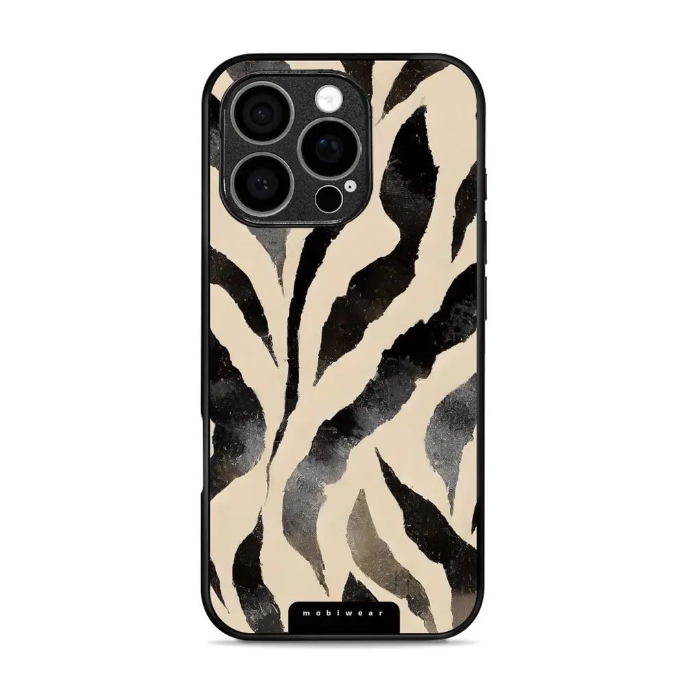 Lesklý kryt Mobiwear Glossy - Apple iPhone 16 Pro - GA53G Zebří