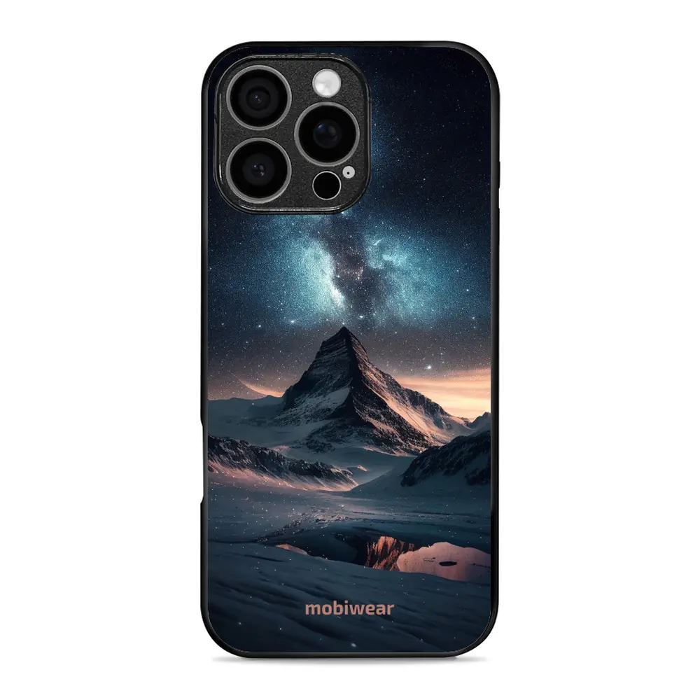 Lesklý kryt Mobiwear Glossy - Apple iPhone 16 Pro Max - G006G Hora s hvězdnou oblohou