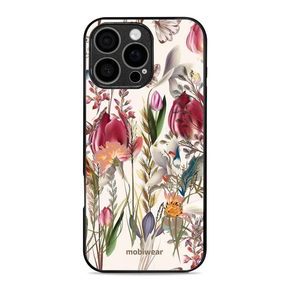 Lesklý kryt Mobiwear Glossy - Apple iPhone 16 Pro Max - G031G - Rozkvetlá louka