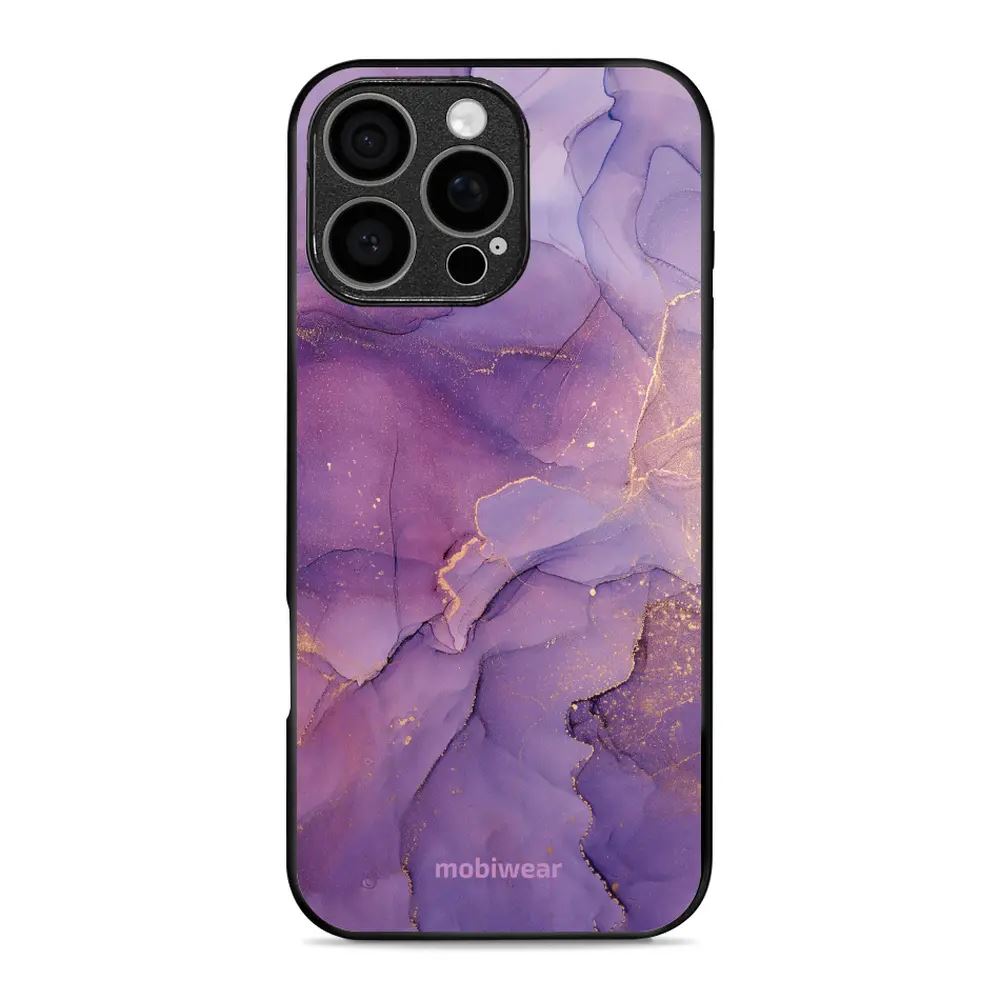 Lesklý kryt Mobiwear Glossy - Apple iPhone 16 Pro Max - G050G - Fialový mramor