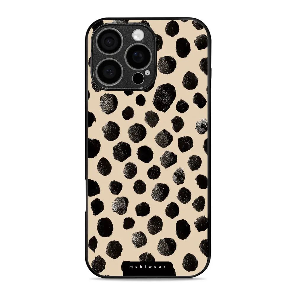 Lesklý kryt Mobiwear Glossy - Apple iPhone 16 Pro Max - GA50G Černé puntíky