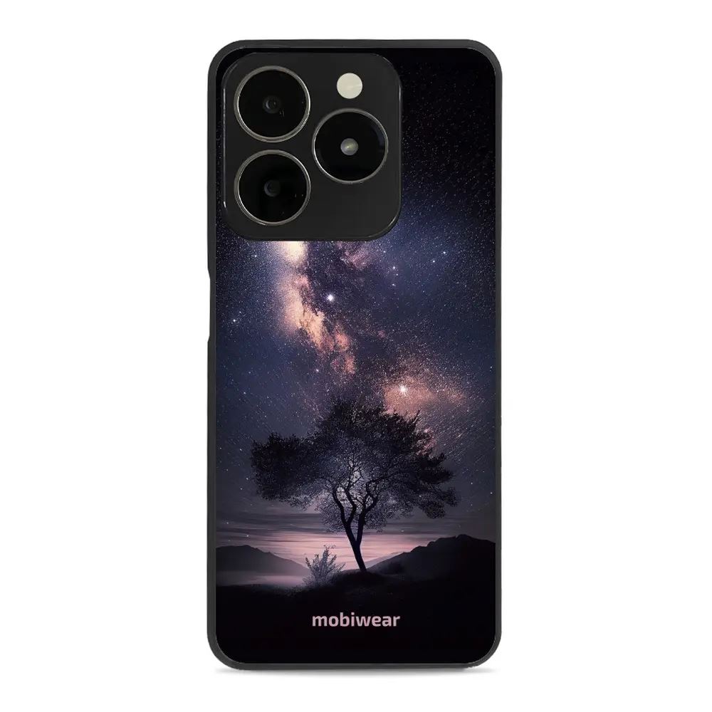Lesklý kryt Mobiwear Glossy - Realme C63 - G005G Strom s galaxií