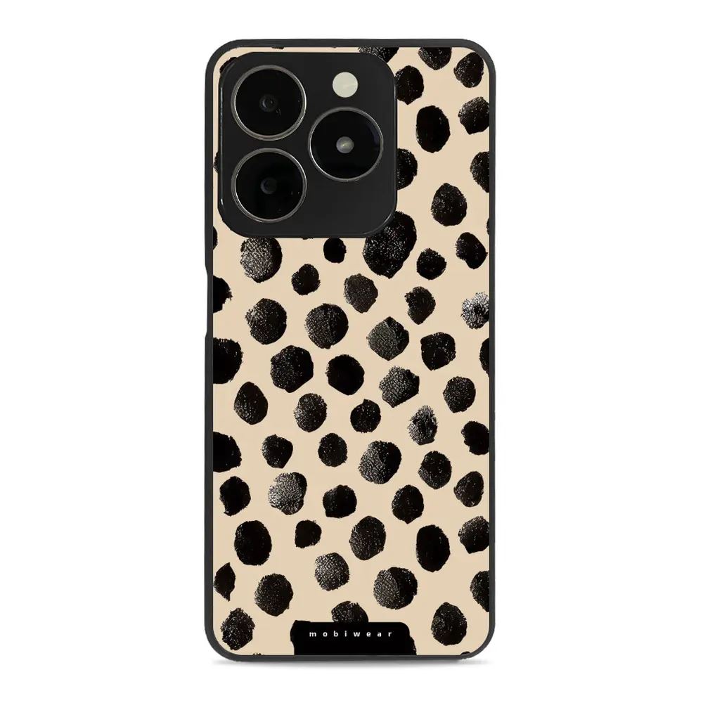 Lesklý kryt Mobiwear Glossy - Realme C63 - GA50G Černé puntíky