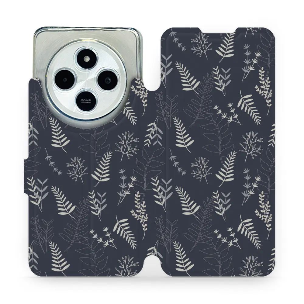Flipové pouzdro Mobiwear - Xiaomi Redmi 14C / Poco C75 - VP15S Kapradiny